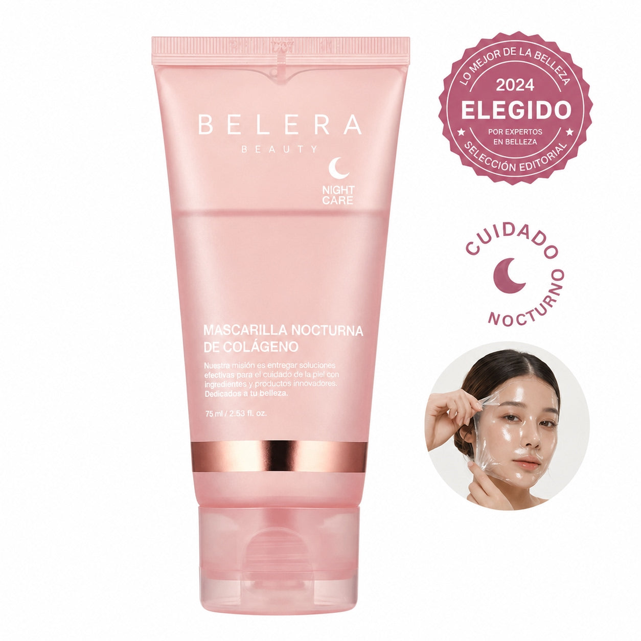BELERA® | Mascarilla Nocturna de Colágeno